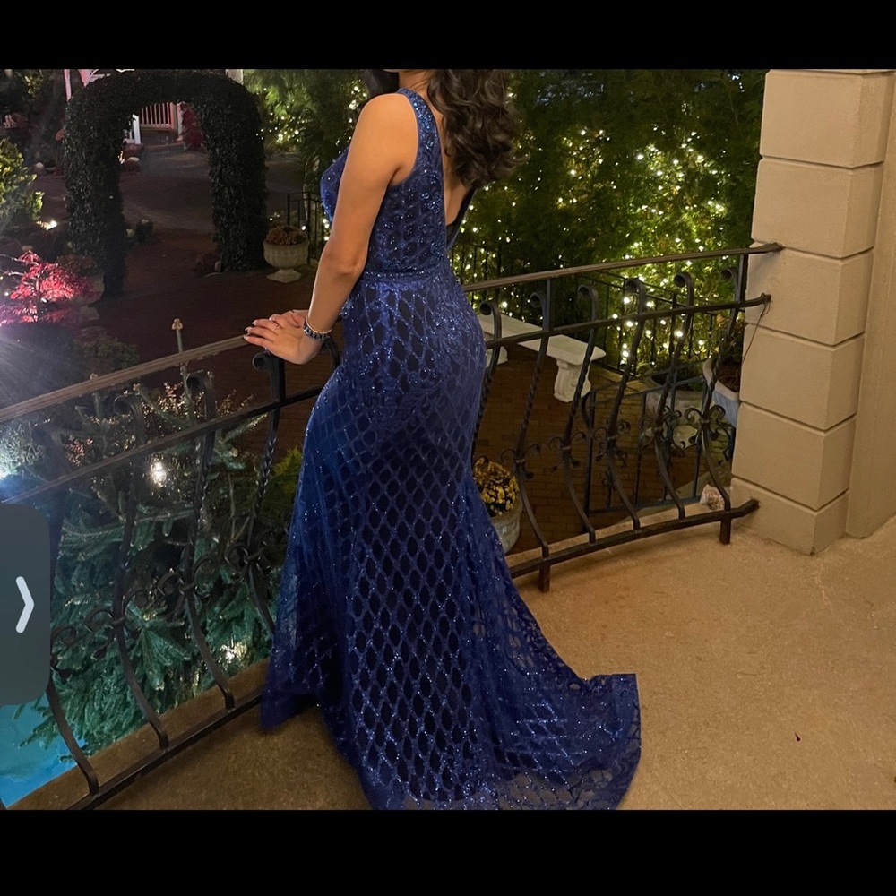 Dark Blue prom dress